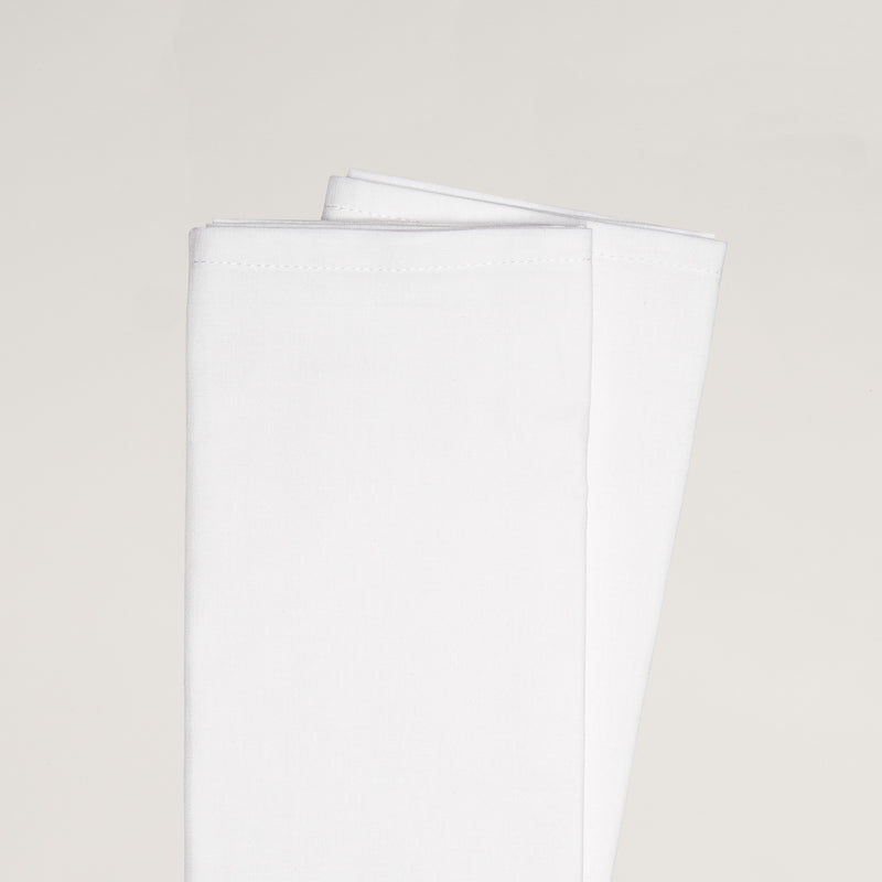 Dejorine - Serviette de table en Coton - Teinte Blanc