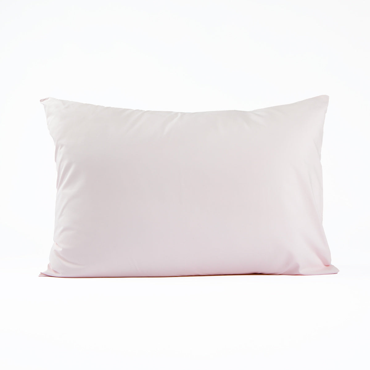 Taie d'oreiller rectangulaire rose poudré
 en Percale de coton 